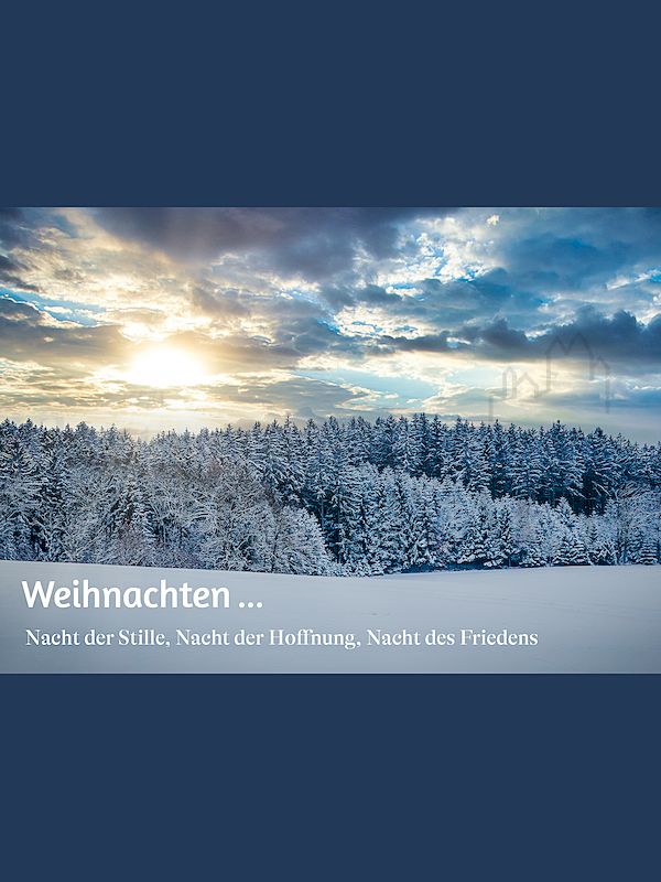 Foto: Weihnachten... Nacht der Stille, Nacht der Hoffnung....