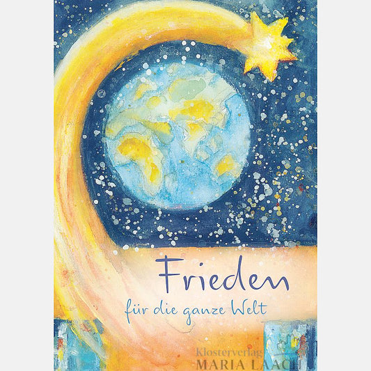 Postkarte 'Frieden für die ganze Welt'