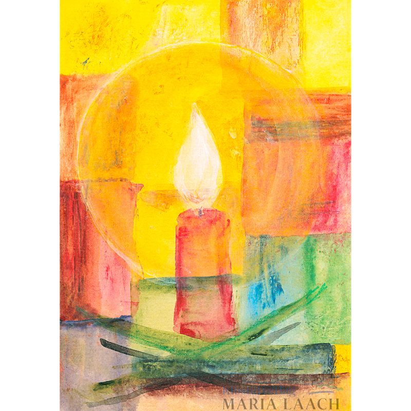 Postkarte 'Weihnachtslicht'