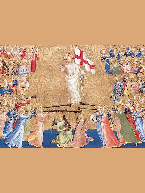 Foto: Auferstandener Christus und Engel