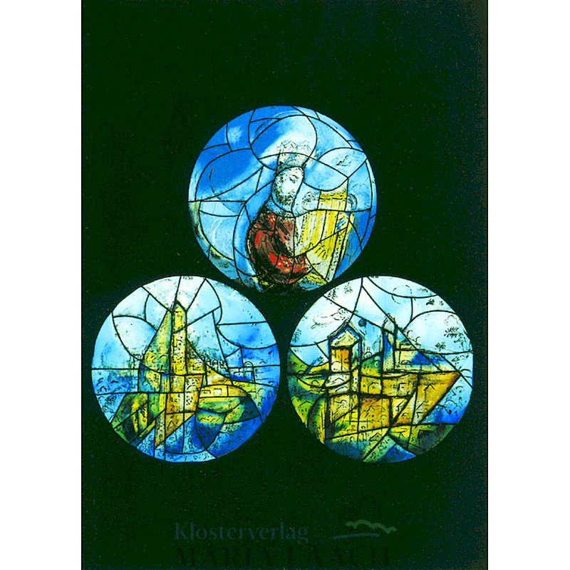 Postkarte 'König David und das himmlische Jerusalem'
