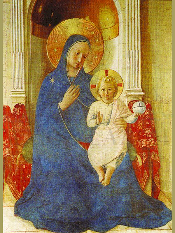 Foto: Thronende Gottesmutter mit Jesusknaben