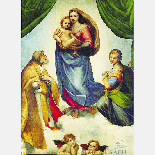 Postkarte "Sixtinische Madonna"