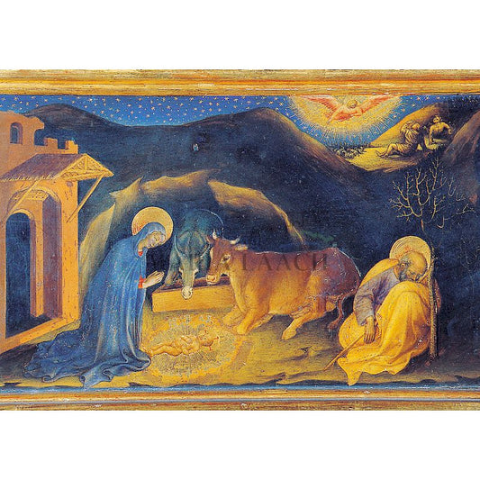 Postkarte 'Geburt Christi'