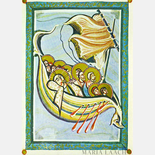 Postkarte "Der Sturm auf dem Meer"