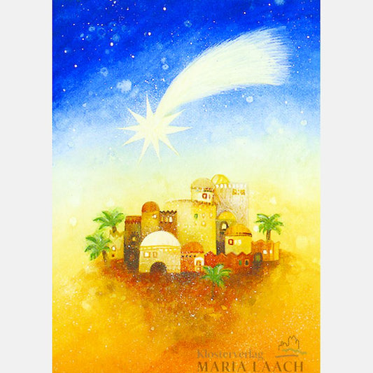 Postkarte 'Stern über Bethlehem'