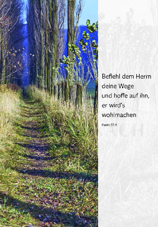 Befiehl dem Herrn deine Wege ...