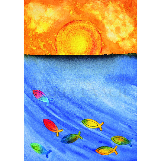 Sonne und Fische