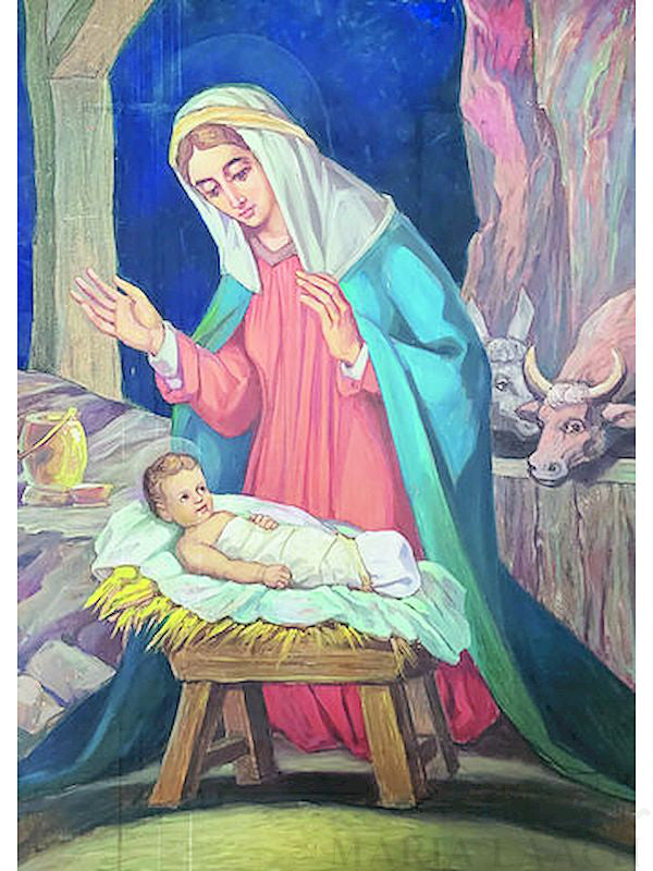 Weihnachtskarte "Maria mit dem Kind"