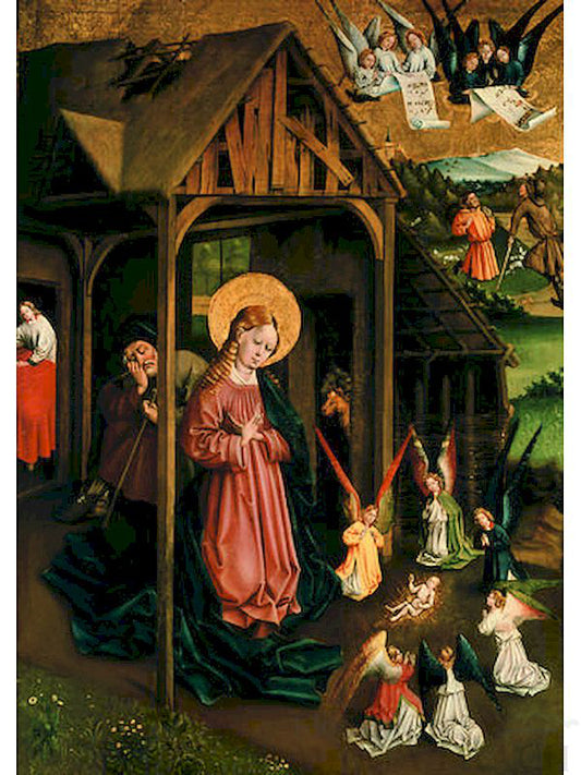 Weihnachtskarte "Geburt Christi"