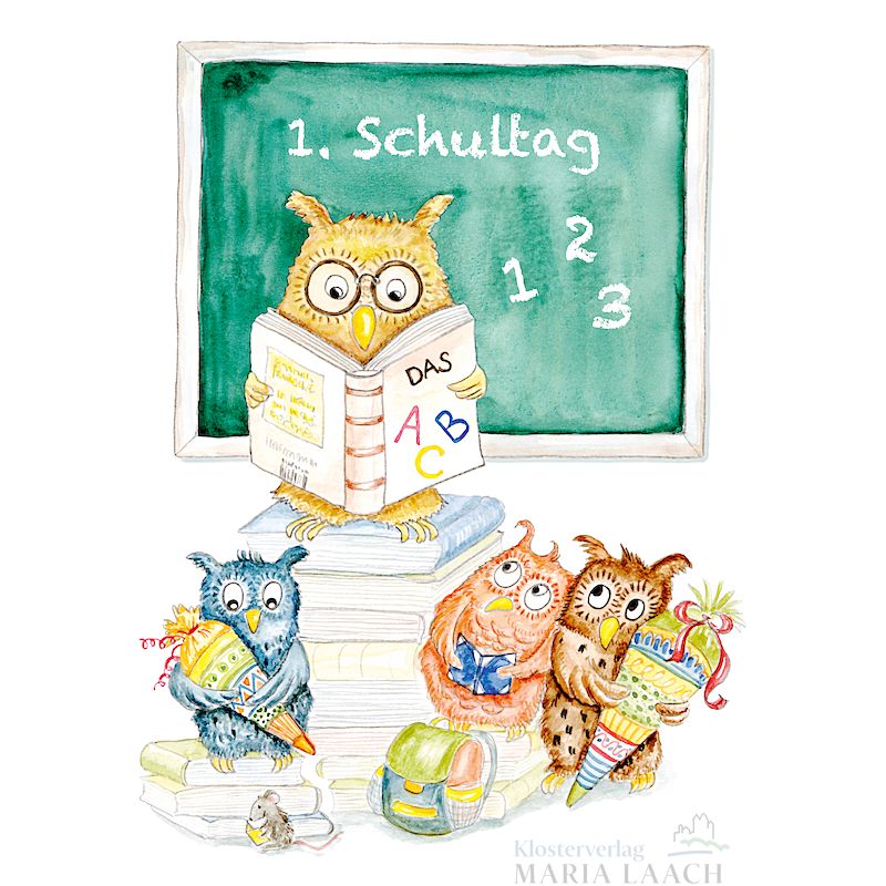 Grußkarte '1. Schultag'