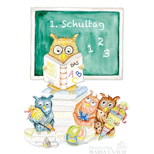 Grußkarte '1. Schultag'