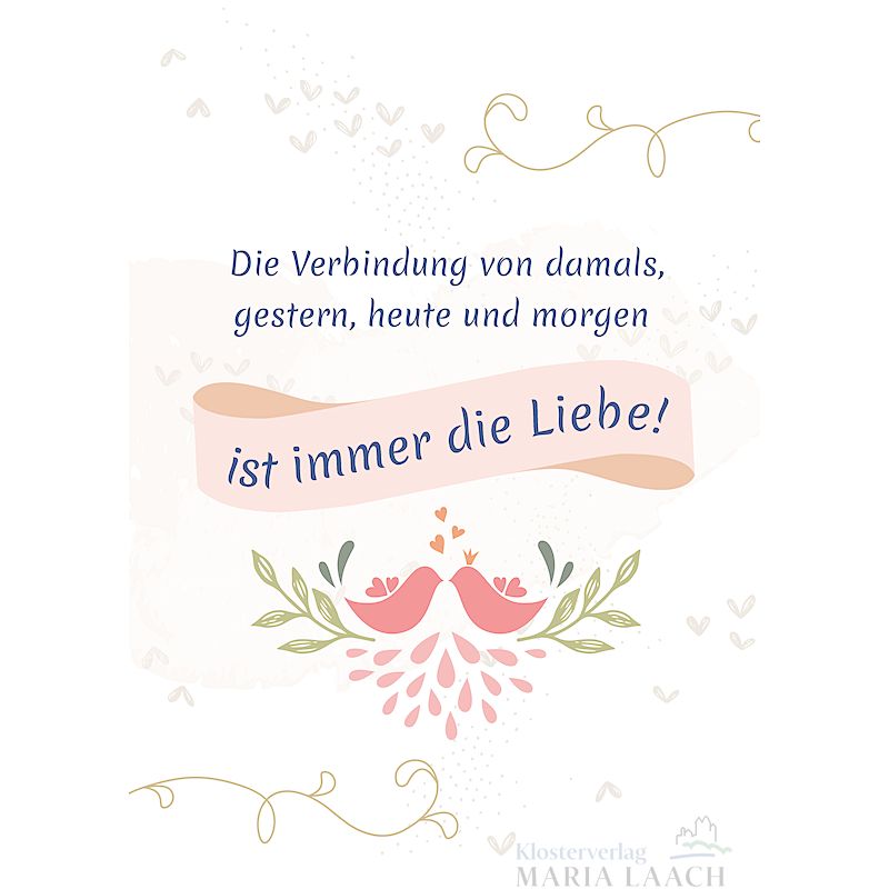 Doppelkarte zum Ehejubiläum 'Die Verbindung von damals…'