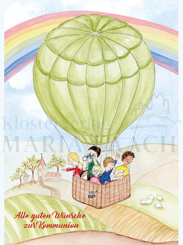 Foto: Ballonkinder -  Alle Guten Wünsche zur Kommunion