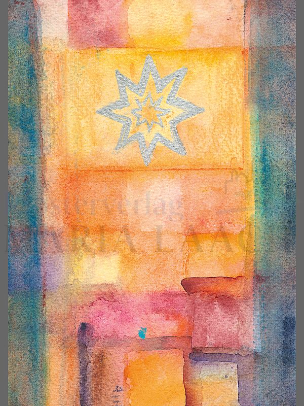 Foto: Weihnachtsmosaik mit Stern