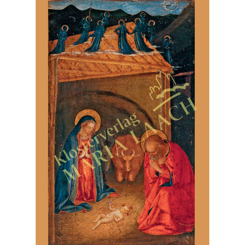 Weihnachtskarte 'Geburt Christi'
