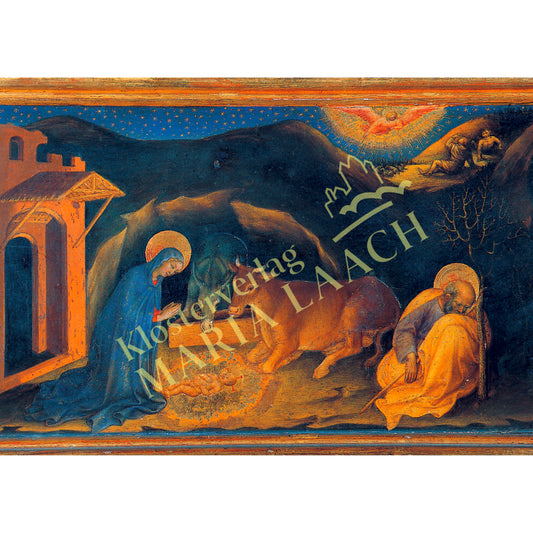 Weihnachtskarte 'Geburt Christi'