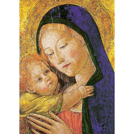 Grußkarte 'Madonna mit Kind'