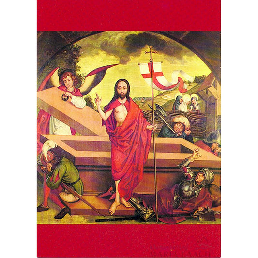 Doppelkarte zu Ostern 'Auferstehung Christi'