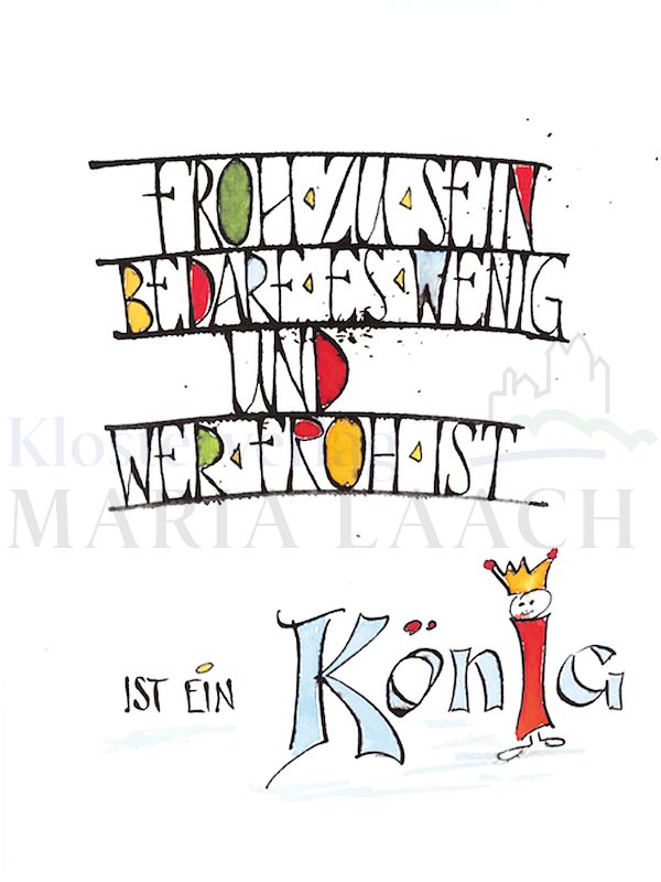 Foto: Froh zu sein bedarf es wenig ...