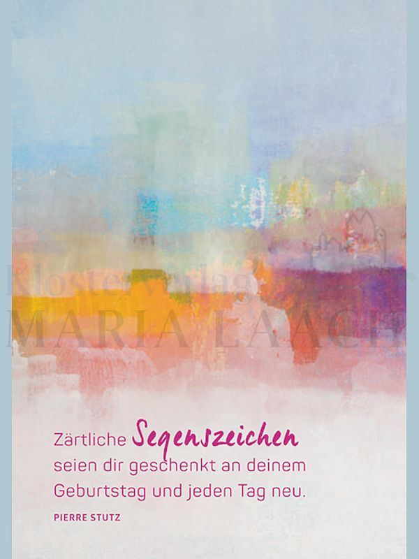 Foto: Zärtliche Segenszeichen seien dir geschenkt ...