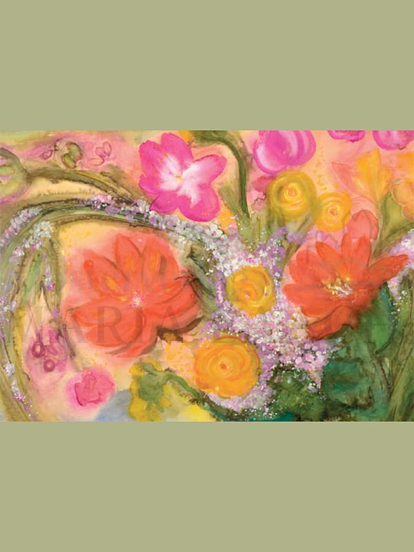 Foto: Rosen mit Schleierkraut