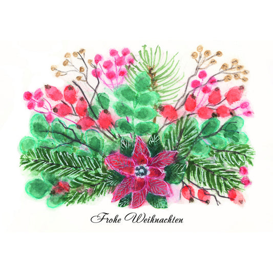 Weihnachtskarte ' Weihnachtsstern '