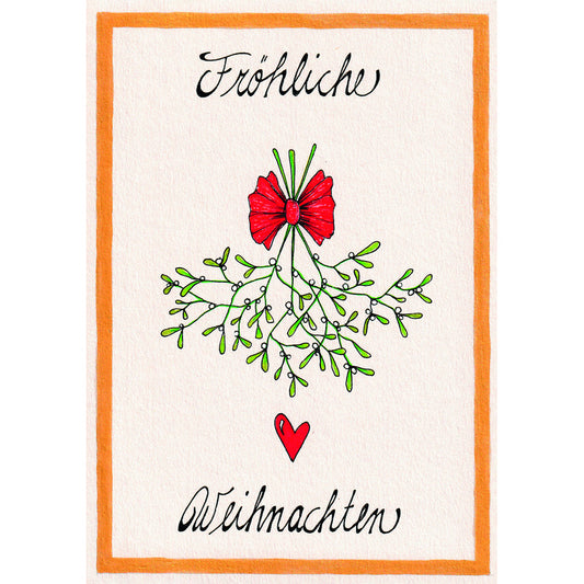 Weihnachtskarte ' Fröhliche Weihnachten '
