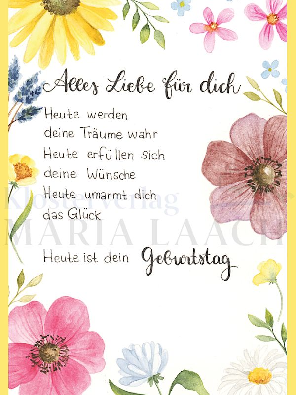 Foto: Alles Liebe für dich ...