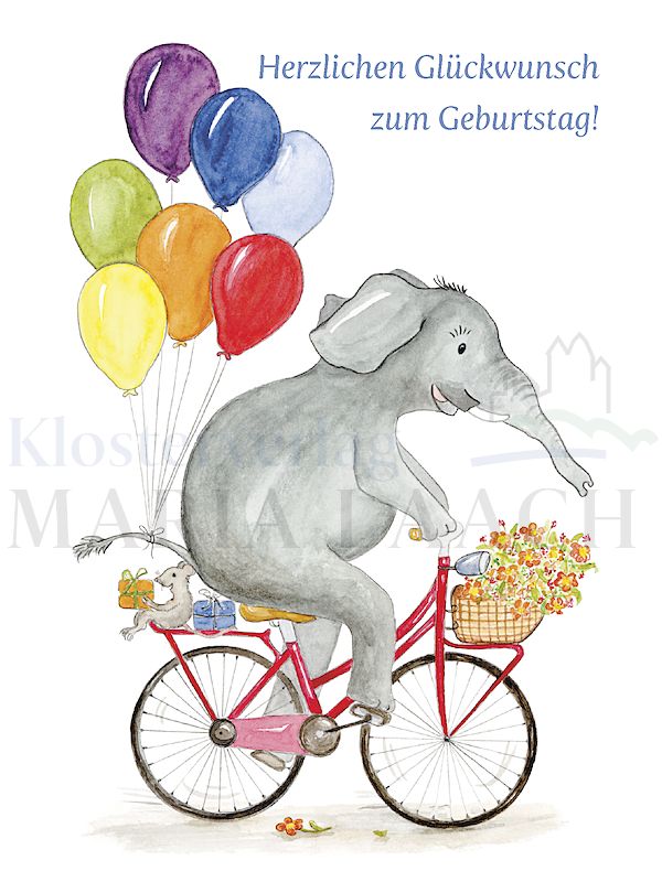 Foto: Elefant auf Rad