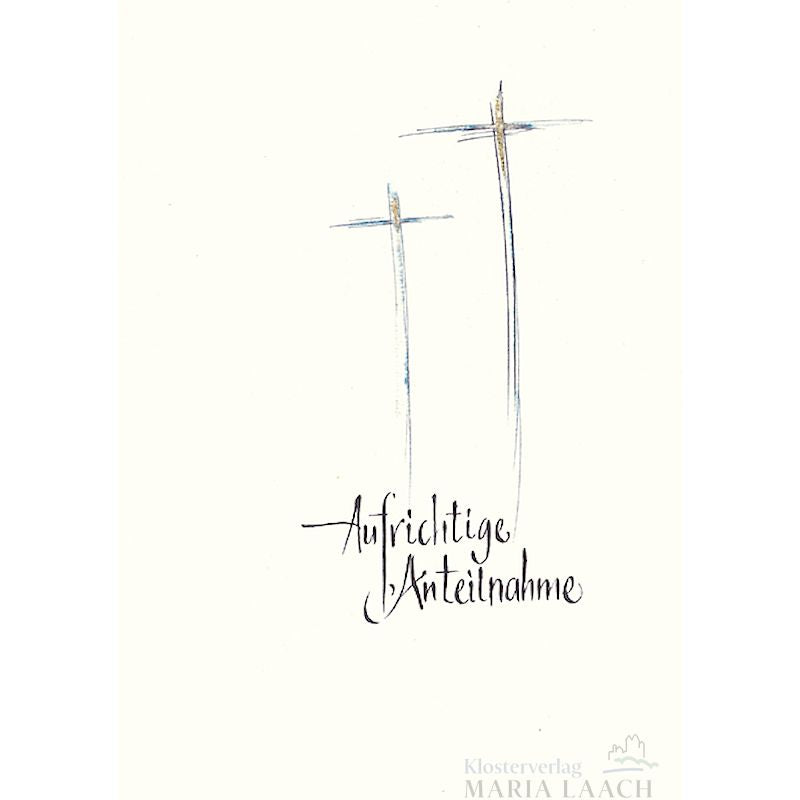 Kondolenzkarte - Aufrichtige Anteilnahme