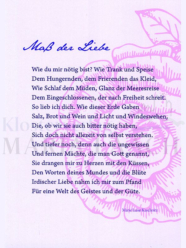 Foto: Maß der Liebe