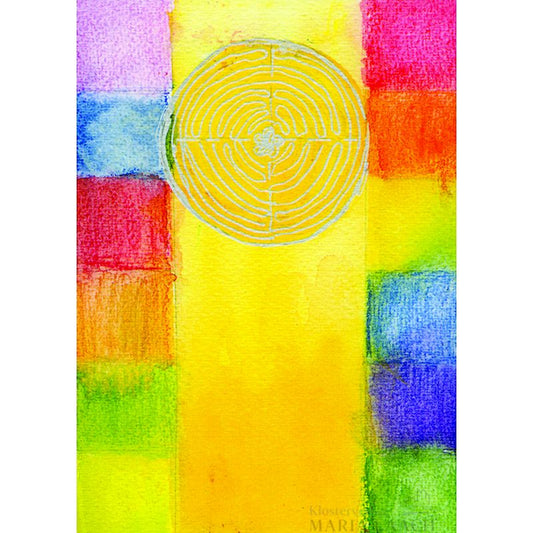 Grußkarte 'Labyrinth'