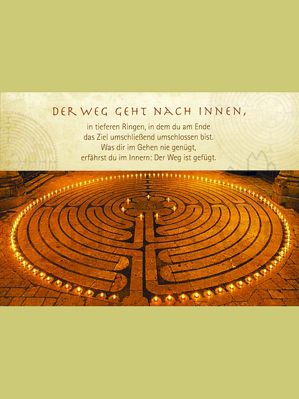 Foto: Labyrinth Der Weg geht nach innen …