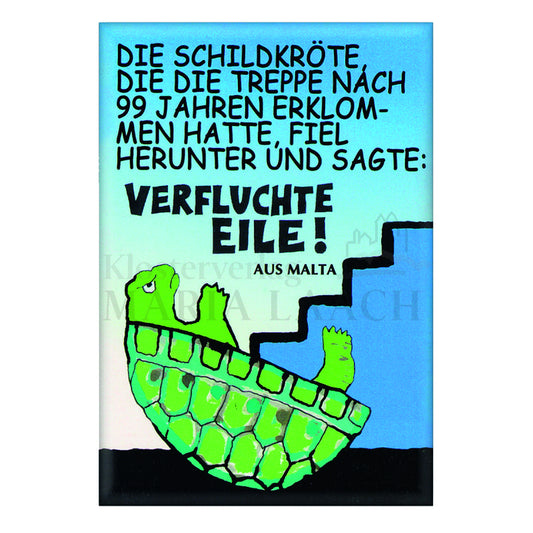 Magnet "Die Schildkröte....."