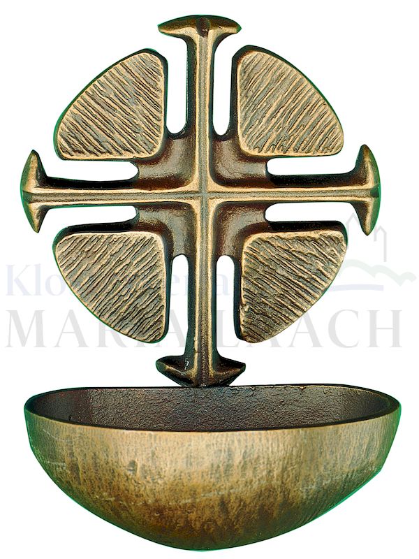 Foto: Weihwasserbecken Kreuz, 11 x 8 cm