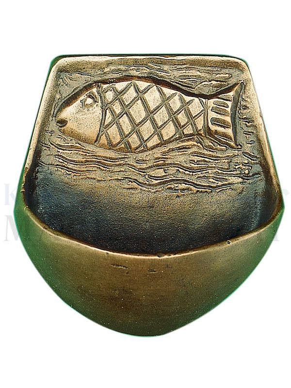 Foto: Weihwasserbecken Fisch, 7,5 x 7 cm