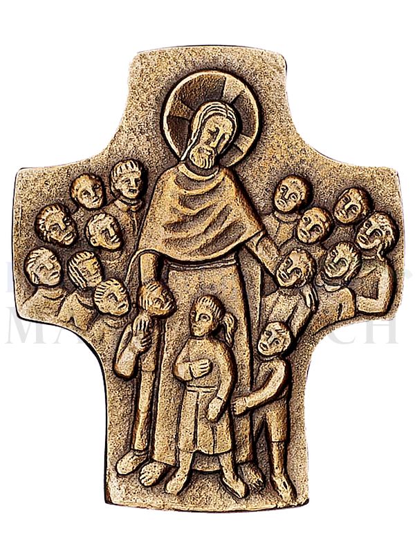 Foto: Kreuz Jesus der Kinderfreund, 9 x 8 cm