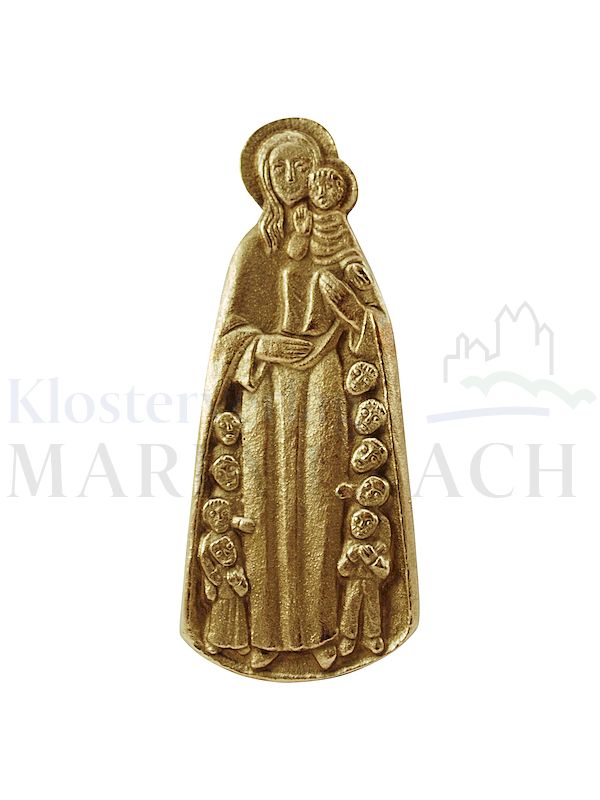 Foto: Relief Schutzmantelmadonna, 13 x 5 cm