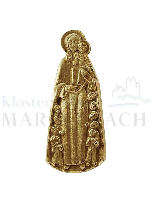 Foto: Relief Schutzmantelmadonna, 13 x 5 cm