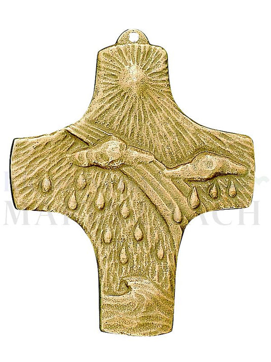 Foto: Kreuz mit Element Wasser, 9,5 x 7,5 cm