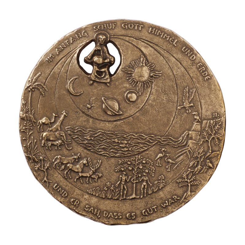 Bronzeplakette "Schöpfung"