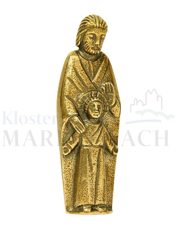 Foto: Figur Hl. Josef mit Jesuskind, vollplastisch, 8 cm hoch