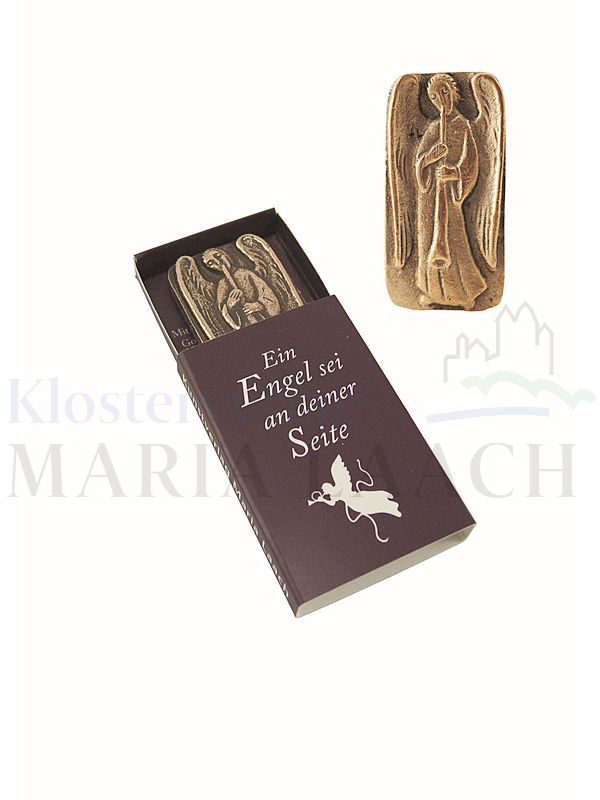 Foto: Ein Engel sei an deiner Seite (Handschmeichler), 5,5 x 2,5 cm, in Geschenkschachtel