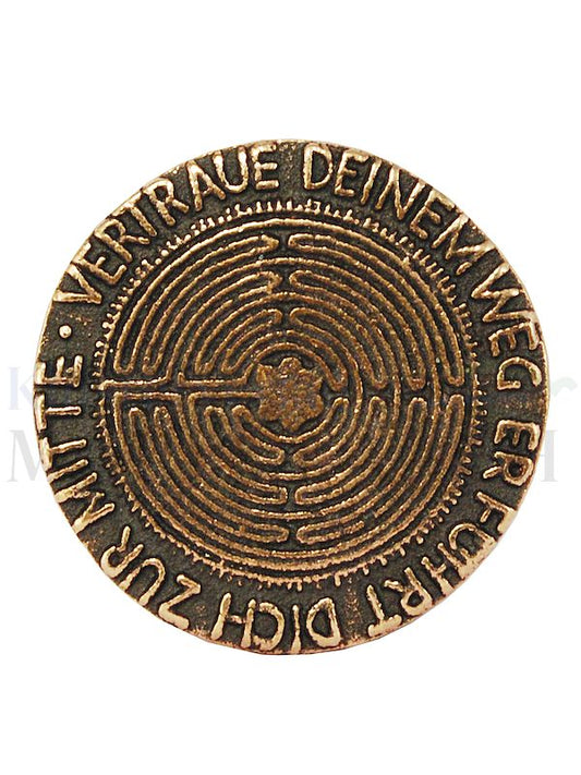 Foto: Handschmeichler Labyrinth Vertraue deinem Weg ..., Ø 3,8 cm