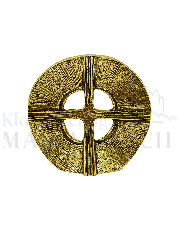 Foto: Steh-Plakette Kreuz, durchbrochen, Ø 9 cm, mit Expertise