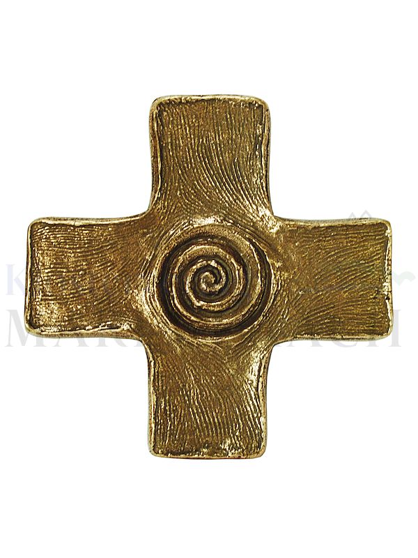 Foto: Spiralkreuz, 13 x 13 cm, mit Expertise