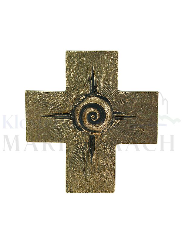 Foto: Spiral-Kreuz, 12,3 x 11,2 cm