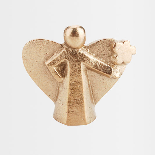 Bronze-Engel "Glücklich und beschenkt"