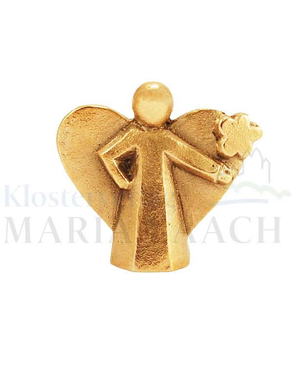 Foto: Figur Engel mit Blume, vollplastisch, 3,8 x 3,8 cm hoch